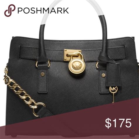 michael kors black with a gold lock|Women's MICHAEL Michael Kors Black Bags .